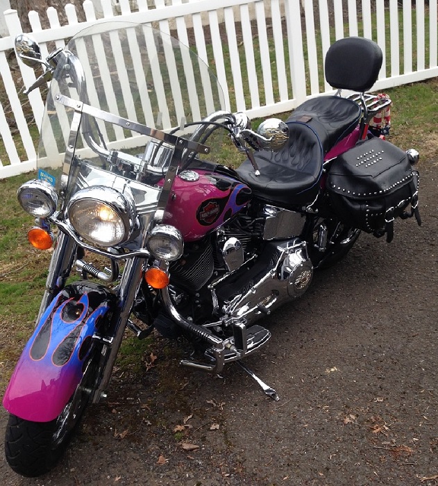 For Sale: Heritage Softail Classic 2002 - less then 13,000 miles in very good shape.