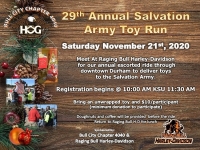 Annual Savation Army Toy Run